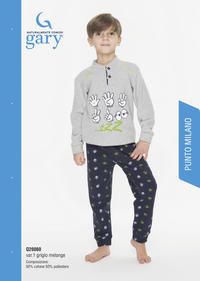 CHILD'S PAJAMAS M/L Q30080 Tellini S.r.l. Wholesale Clothing